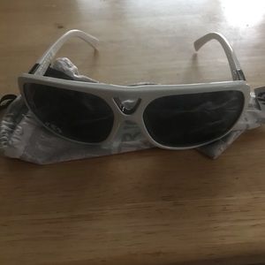 White Electric Bickle Sunglasses Like New